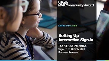 UiPath Interactive Sign in | Attended Automation | HyperAutomation