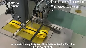 Automatic Heavy Duty Webbing Pattern Sewing Machine 