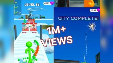 TALL MAN RUN - GAMEPLAY WALKTHROUGH PART 1 COMPLETE CITY 🏙️ | king of games ( Android,iOS) #1million