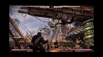 Liu Kang Dragons fire Mid screen to corner combo 52% damage instant air fire balls