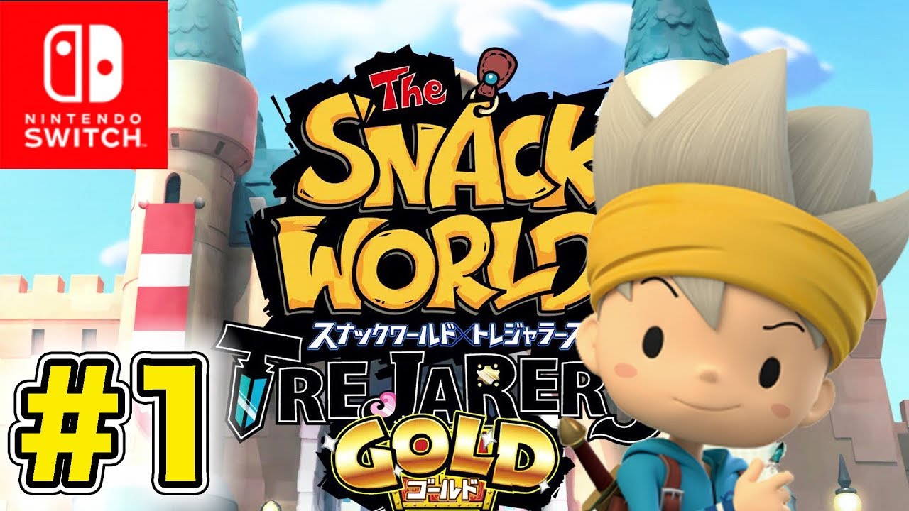 Switch🎮] Snack World: Treasures Gold Live Playthrough. #1