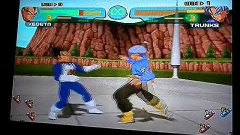 Dragon Ball Z Budokai(Gamecube)-Vegeta vs Trunks