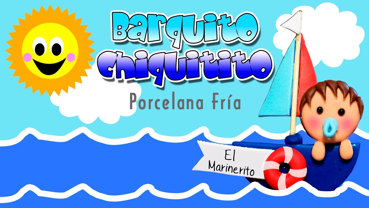 Barquito Chiquitito En Porcelana Fria Patty Creativa Youtube