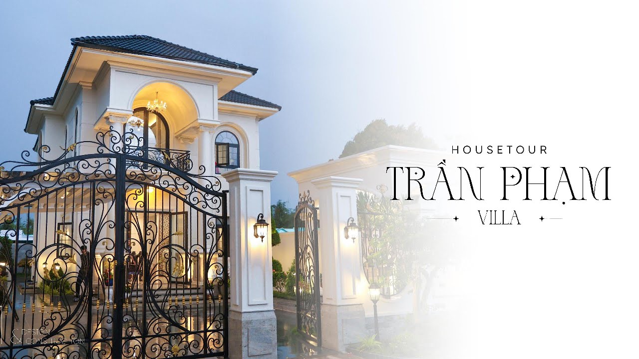 [Review] Biệt Thự Tân Cổ Điển 1 Trệt 1 Lầu Có Sân Vườn Đẹp | Phù Hợp Gia Đình Nhiều Thế Hệ