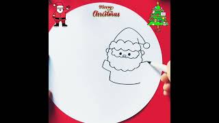 Merry Christmas Gift Card| Merry Christmas Drawing | Christmas Tree Santa | Christmas 2024