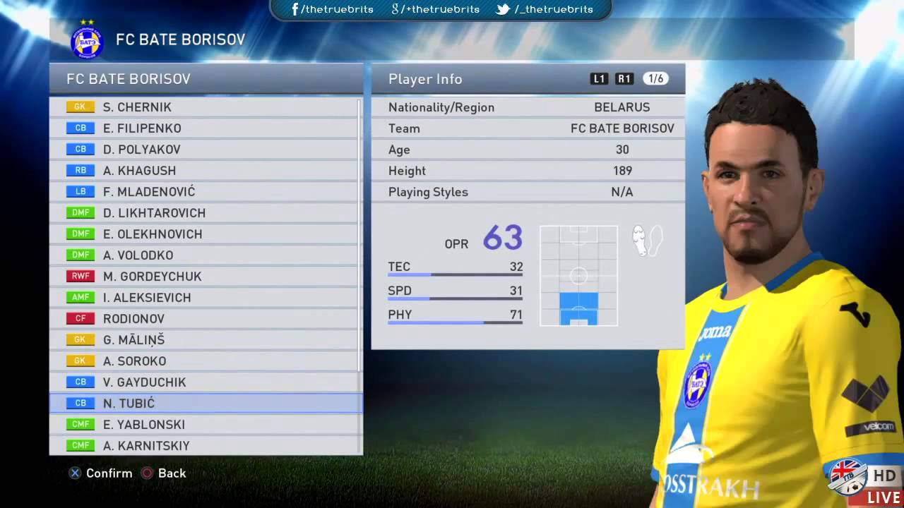 PES 2015 - DLC Update - Data Pack 2 - New Faces & More!