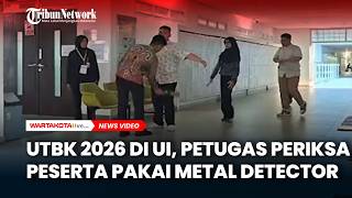 Pengawasan Ketat Utbk 2026 Di Ui, Petugas Periksa Peserta Pakai Metal Detector
