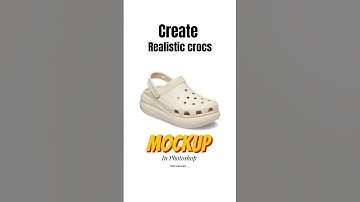 HOW TO CREATE REALISTIC CROCS MOCKUP📈Quick Photoshop hacks every graphic designer should know!🚀