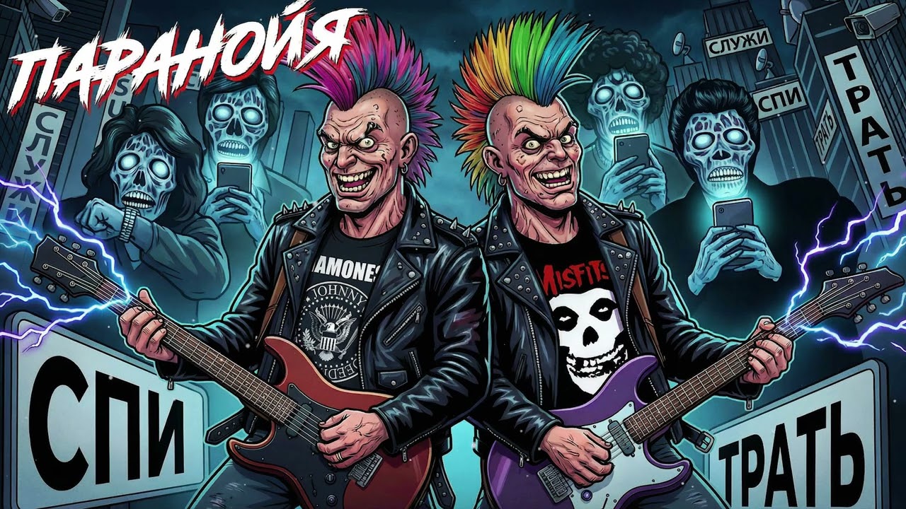 Пять Лет Войны - Паранойя (oi street punk trash crossover hardrock)