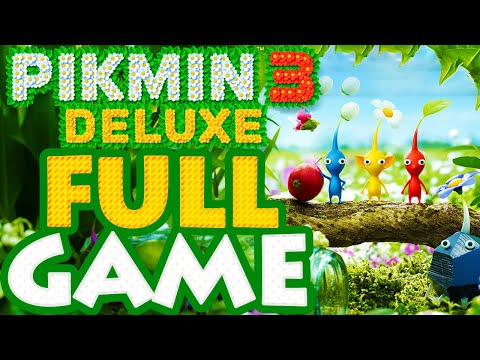 Pikmin 3 Deluxe - Longplay Full Game Walkthrough No Commentary Gameplay English (Nintendo Switch)