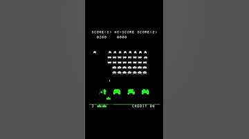 Space Invaders... a real classic videogame