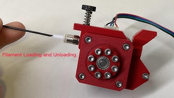 cycloidal driver: filament loading and unloading