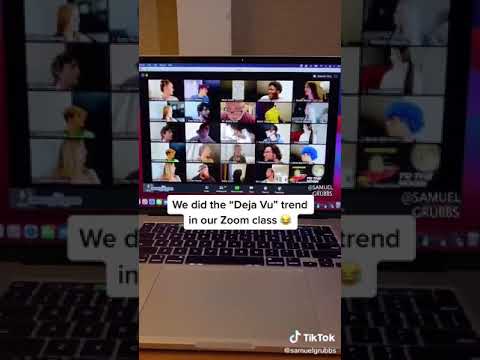 Students Did The Deja Vu Trend In Zoom Class TikTok: samuelgrubbs