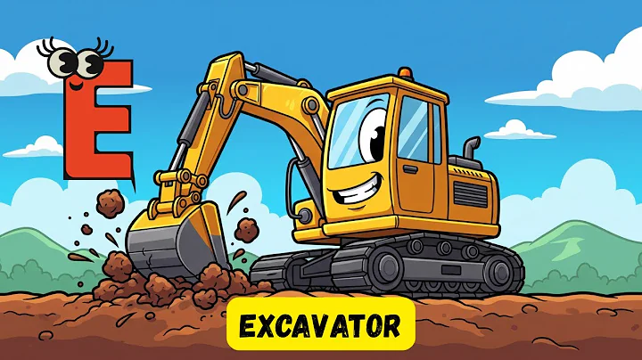 ABC Construction Vehicles Song🚜 | Learn Diggers, Dump Trucks & Alphabet for Kids! |Energypac Kids TV