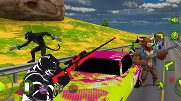 Blue Robot Multiple Transformers | Dino Car Jet Robot Action Android Gameplay FHD