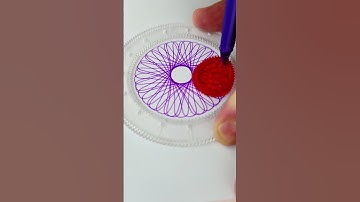 Beautiful New spirograph art  #asmr #satisfying #shorts