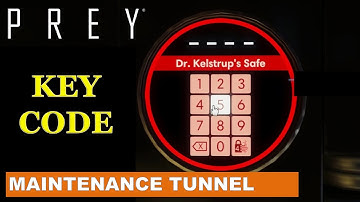 Prey: Maitainance tunnel key code