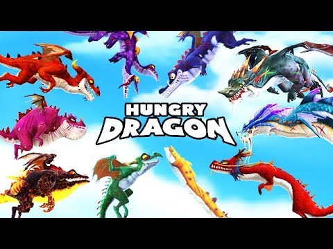 ALL 10 DRAGONS UNLOCKED (HUNGRY DRAGON) - YouTube