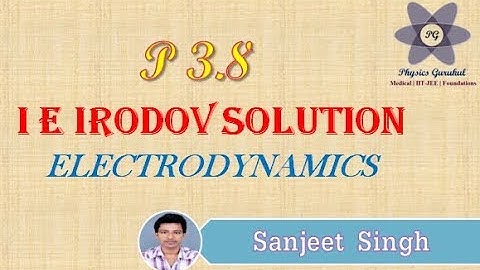 Irodov Solution (Problem 3.8)