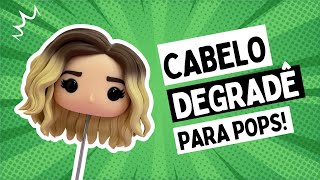 Como fazer CABELO DEGRADÊ para Funko Pop de Biscuit - Luzes Loiras