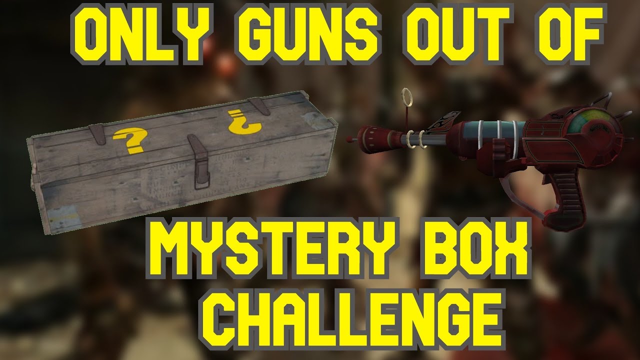 Using only guns from mystery boxes YouTube
