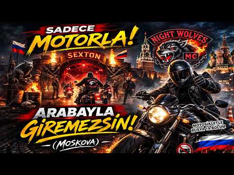 Putin'in Motorcularının Mekanına Girdik ! Moskova Geceleri | Rusya Motosiklet Yolculuğu | 19.Bölüm