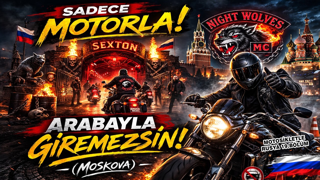 Sadece Motorla Girilen Mekan: Sexton (Moskova) | Rusya Motosiklet Yolculuğu | 19.Bölüm