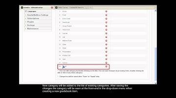 How to Manage Categories for the JoomlaLMS Gradebook Items