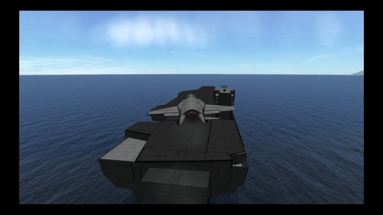 KSP Work in progress. Aircraft carrier YouTube