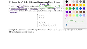 5.1 First Order Systems and Applications