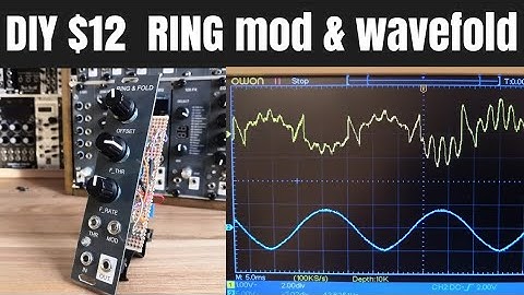 [ $12 ] DIY eurorack modular synth Ring modulator & wavefolder with AD633 analog multiplier
