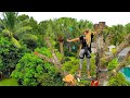 ARCHERY Target *Practice* Standing in TREE & BONUS Tractor Footage