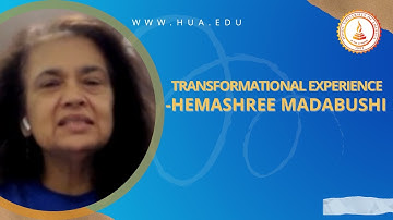 Transformational Experience - Smt. Hemashree Madabushi
