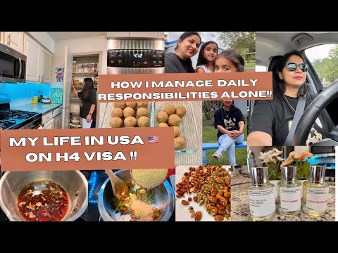 4AM Vlogging why⁉️⁉️My LIFE IN USA on H4 Visa,How I manage my daily Responsibilities,How tostayHappy