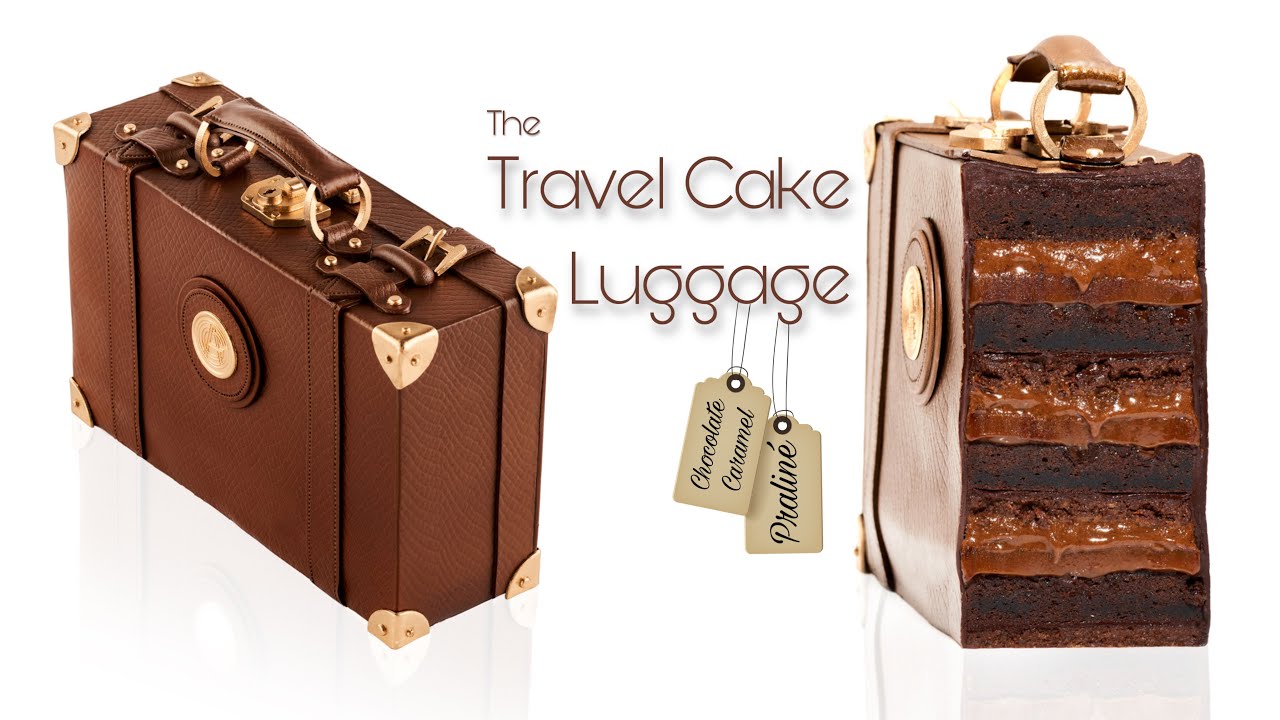 ⁣Chocolate Caramel Luggage!