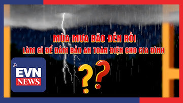 MÙA MƯA BÃO ĐẾN RỒI, LÀM GÌ ĐỂ ĐẢM BẢO AN TOÀN ĐIỆN CHO GIA ĐÌNH?