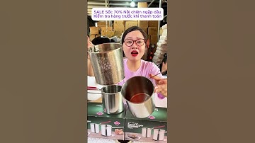 NỒI CHIÊN NGẬP DẦU INOX – GIẢM GIÁ 70%