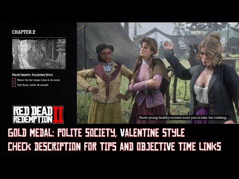 RDR 2: "Polite society Valentine style" Gold