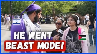 One Zionist DESTROYS Entire Army Of Anti-Israel Protesters