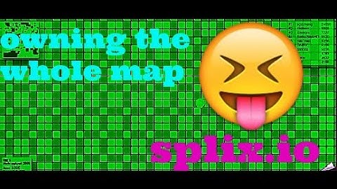 OWNING THE WHOLE  MAP |SPLIX.IO TIPS AND TRICKS