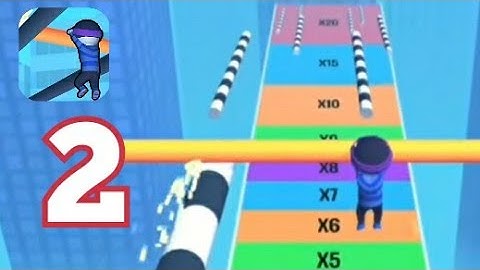 Roof Rails - Gameplay Walkthrough (Android,IOS) Part 2 Levels 11-20