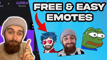 How To Make Twitch Emotes For FREE in 2025! Twitch Affiliate Tutorial