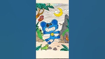 Coloring smiling critters - Bubba bubbaphant#coloring #bubbabubbaphant #smilingcritters #haha