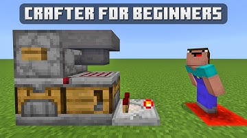 How to use the Crafter in Minecraft 1.21 the beginner