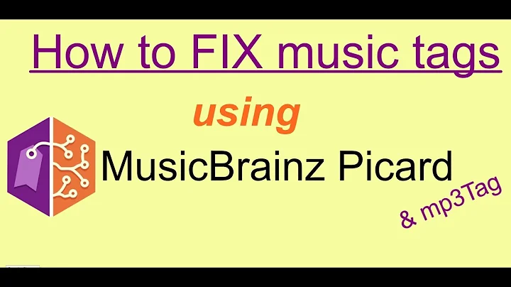 How to FIX music tags using MusicBrainz Picard