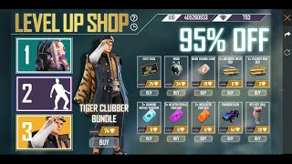 Level up Shop Event Full Details|| UPTO 95% Off|| Free Fire Level Up Event || Sky climbing