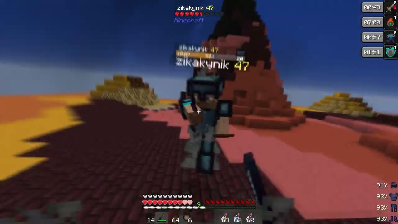 Best pvp for minecraft 1.16+ nezerite armor 0 kb saturn-x