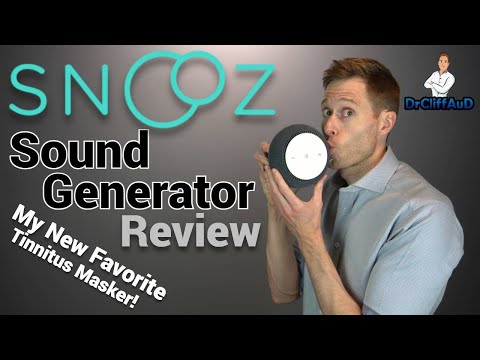 BEST Tinnitus Masking Device | Snooz White Noise Sound Generator