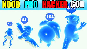 NOOB vs PRO vs HACKER vs GOD in Slime Conquer