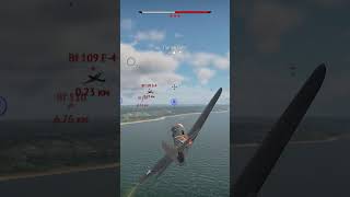 War Thunder - P-39 N-0 vs Bf-109 E-4 short #shorts